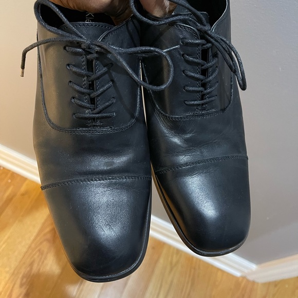 Calvin Klein Carlton lace-up dress shoes Blk Sz 9M - Picture 16 of 16